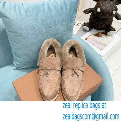 loro piana 2021 WINTER suede calfskin Summer Charms Walk Loafers 14