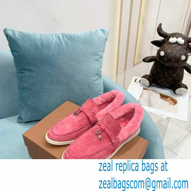 loro piana 2021 WINTER suede calfskin Summer Charms Walk Loafers 15
