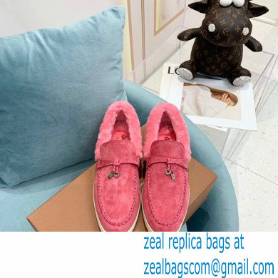 loro piana 2021 WINTER suede calfskin Summer Charms Walk Loafers 15