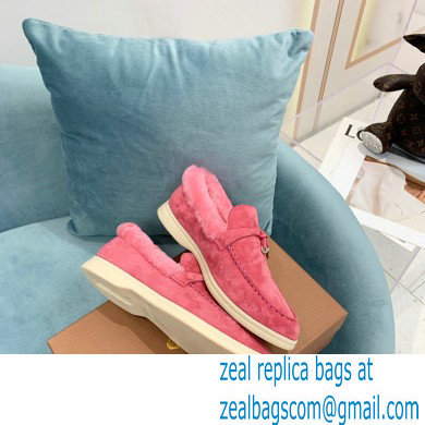 loro piana 2021 WINTER suede calfskin Summer Charms Walk Loafers 15