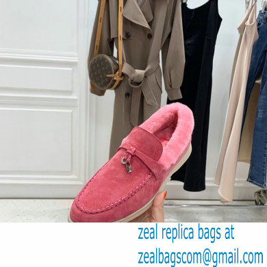 loro piana 2021 WINTER suede calfskin Summer Charms Walk Loafers 15