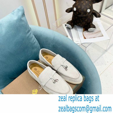 loro piana Suede Calfskin horseshoes Summer Lucky Charms Walk Moccasin 03