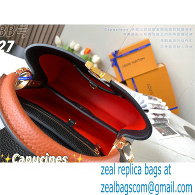 louis vuitton Capucines BB bag m59266 black 2021 - Click Image to Close