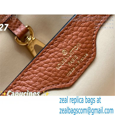 louis vuitton Capucines BB bag m59266 tan 2021 - Click Image to Close