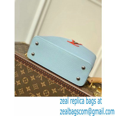 louis vuitton Capucines Mini bag m57519 Olympe Blue/Red/White - Click Image to Close