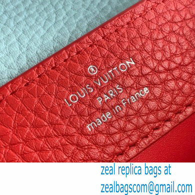 louis vuitton Capucines Mini bag m57520 Coral/Greige Beige/Olympe Blue - Click Image to Close