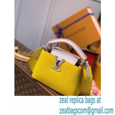 louis vuitton Capucines Mini bag m57520 yellow/nude pink - Click Image to Close