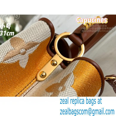 louis vuitton colourful striped canvas Capucines BB bag m57651 2021 - Click Image to Close