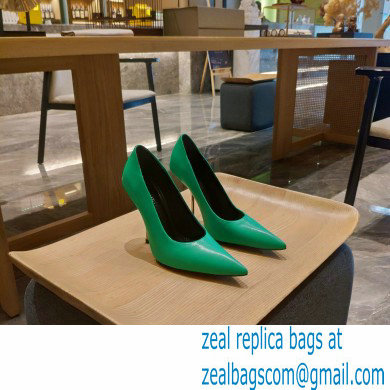 Balenciaga Heel 10cm Pointed toe Pumps Green 2022