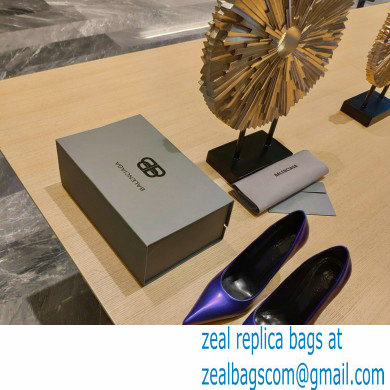 Balenciaga Heel 10cm Pointed toe Pumps Purple 2022