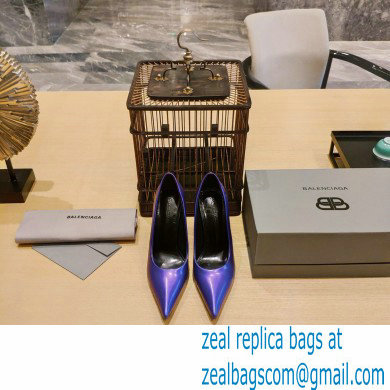 Balenciaga Heel 10cm Pointed toe Pumps Purple 2022