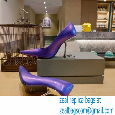 Balenciaga Heel 10cm Pointed toe Pumps Purple 2022