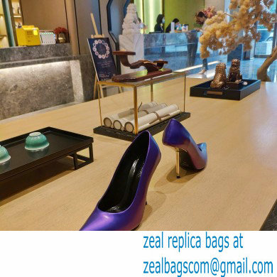 Balenciaga Heel 10cm Pointed toe Pumps Purple 2022