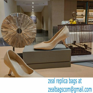 Balenciaga Heel 8.5cm Void d'Orsay Pumps Satin Nude 2022