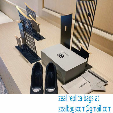 Balenciaga Heel 9cm Knife 2.0 Knit Pumps Black 2022
