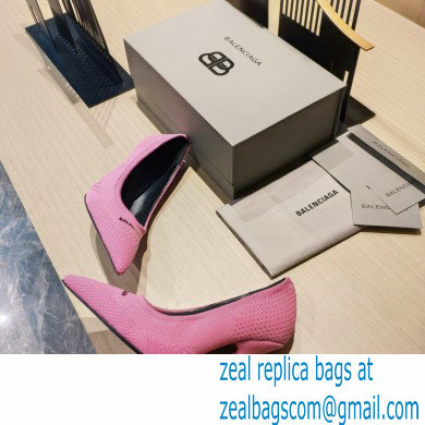 Balenciaga Heel 9cm Knife 2.0 Knit Pumps Pink 2022