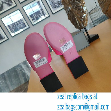 Balenciaga Squared Heel 2.5cm Box Sandals BB Logo Croco Pattern Fuchsia 2021 - Click Image to Close