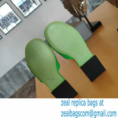 Balenciaga Squared Heel 2.5cm Box Sandals BB Logo Croco Pattern Green 2021 - Click Image to Close