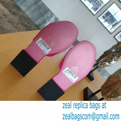 Balenciaga Squared Heel 2.5cm Box Sandals BB Logo Fuchsia 2021 - Click Image to Close