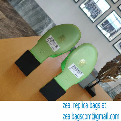 Balenciaga Squared Heel 2.5cm Box Sandals BB Logo Green 2021