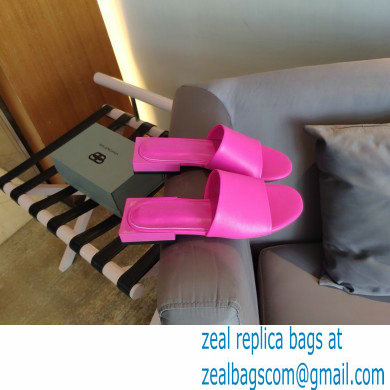 Balenciaga Squared Heel 2.5cm Box Sandals Logo Back Fuchsia 2021 - Click Image to Close