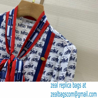 CELINE HORSE PRINTED SHIRT 2022SS