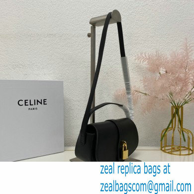 Celine CLUTCH ON STRAP Bag Black in Smooth calfskin