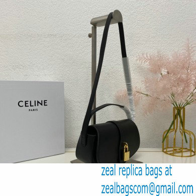 Celine CLUTCH ON STRAP Bag Black in Smooth calfskin - Click Image to Close