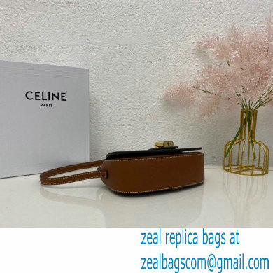 Celine CLUTCH ON STRAP Bag Brown in Smooth calfskin