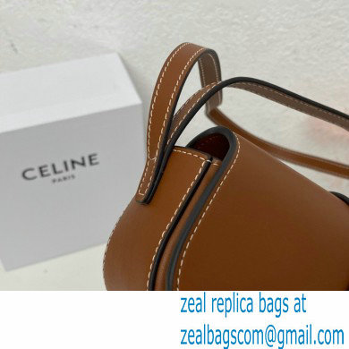 Celine CLUTCH ON STRAP Bag Brown in Smooth calfskin - Click Image to Close