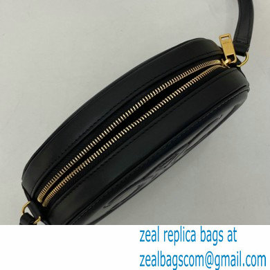 Celine CROSSBODY OVAL PURSE Bag Black in Smooth calfskin - Click Image to Close