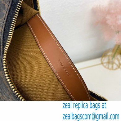 Celine Medium Ava Bag Tan in Triomphe Canvas and Calfskin