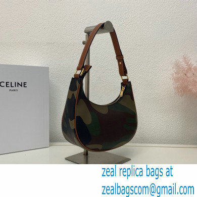 Celine Medium Ava Bag in Canvas with Camouflage and celine print