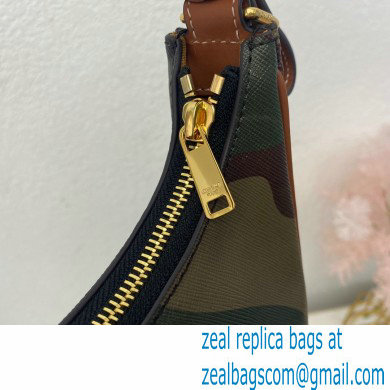 Celine Medium Ava Bag in Canvas with Camouflage and celine print - Click Image to Close