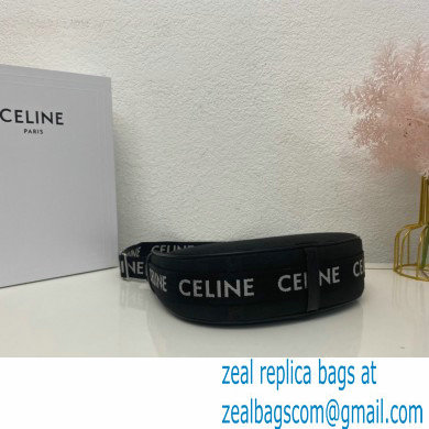 Celine Medium Ava Bag with Celine strap in Triomphe Jacquard and Calfskin - Click Image to Close