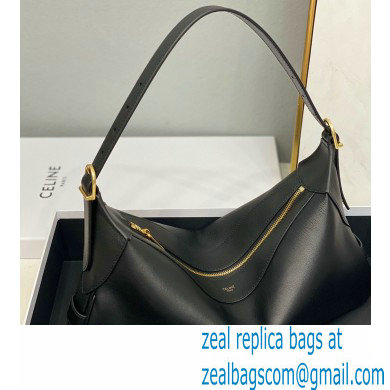 Celine Medium Romy Bag Black in Supple Calfskin