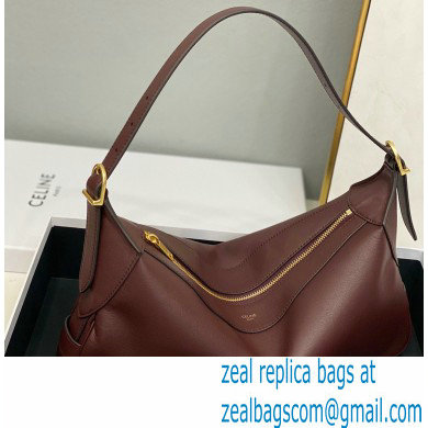 Celine Medium Romy Bag Burgundy in Supple Calfskin