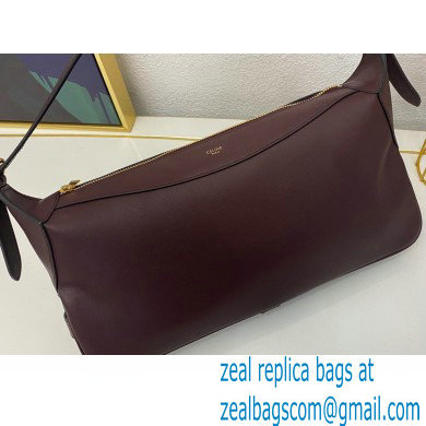 Celine Medium Romy Bag Burgundy in Supple Calfskin