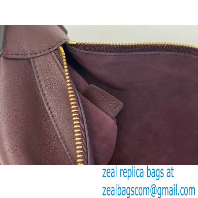 Celine Medium Romy Bag Burgundy in Supple Calfskin