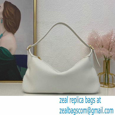 Celine Medium Romy Bag White in Supple Calfskin