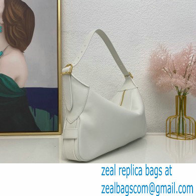 Celine Medium Romy Bag White in Supple Calfskin