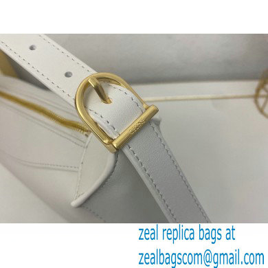 Celine Medium Romy Bag White in Supple Calfskin