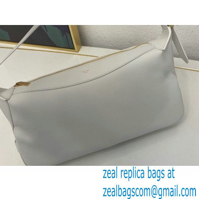 Celine Medium Romy Bag White in Supple Calfskin