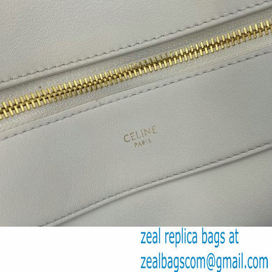 Celine Medium Romy Bag White in Supple Calfskin