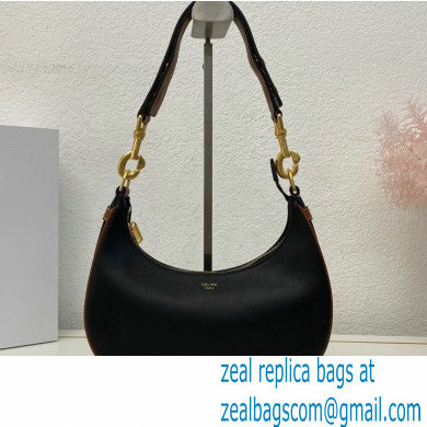 Celine Medium Strap Ava Bag Black in Smooth Calfskin