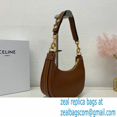 Celine Medium Strap Ava Bag Brown in Smooth Calfskin
