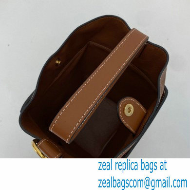 Celine STRAP BOX Bag Brown in Smooth calfskin