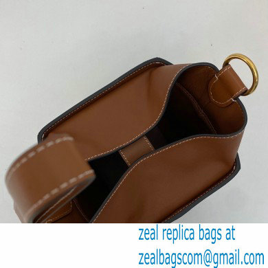 Celine STRAP BOX Bag Brown in Smooth calfskin