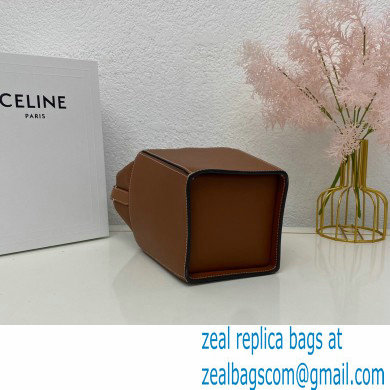 Celine STRAP BOX Bag Brown in Smooth calfskin - Click Image to Close