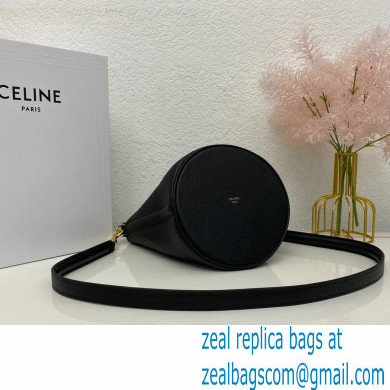 Celine Teen Bucket 16 Bag in Calfskin Black - Click Image to Close